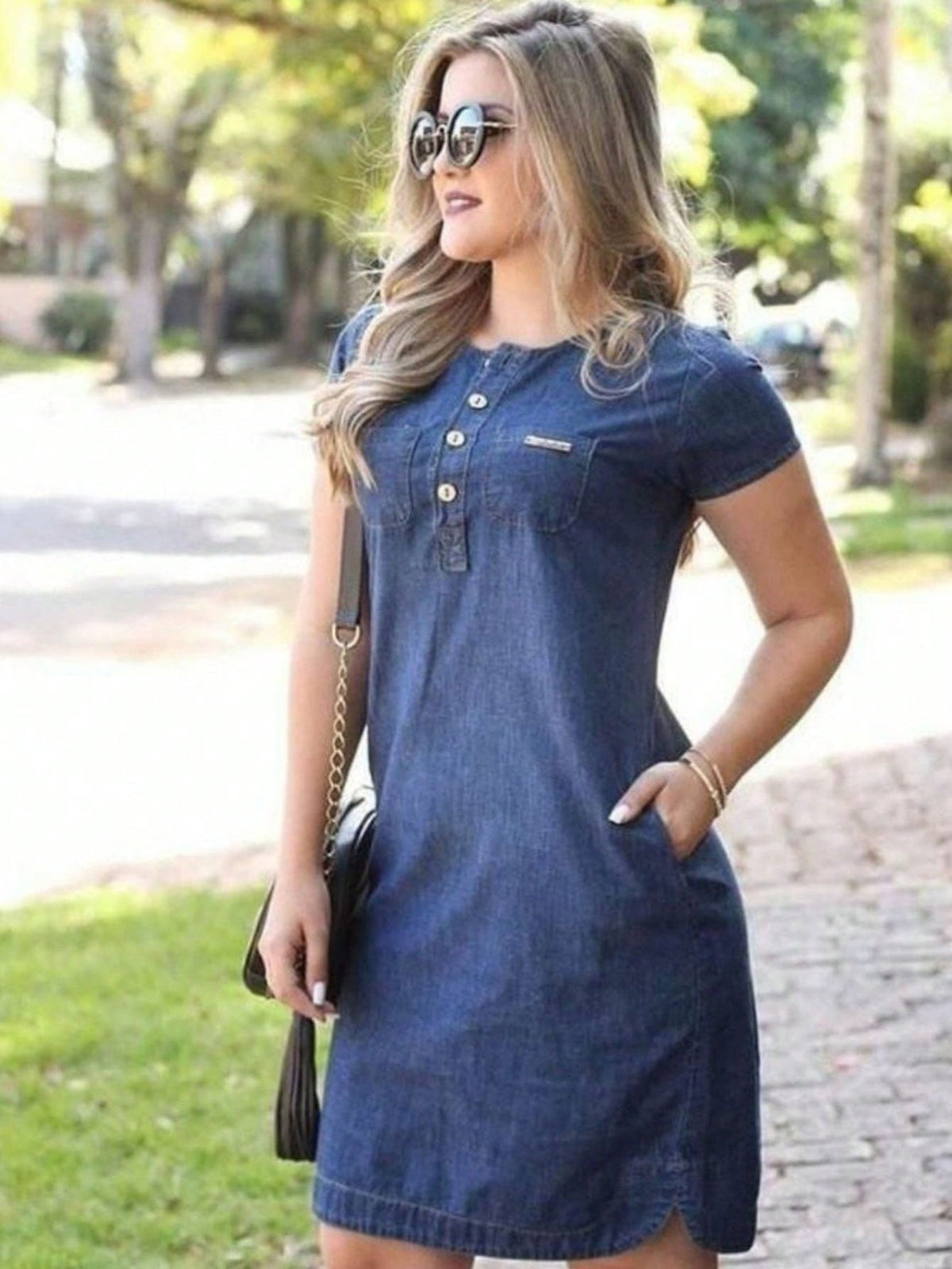 Vestido Jeans Premium – Moda Casual